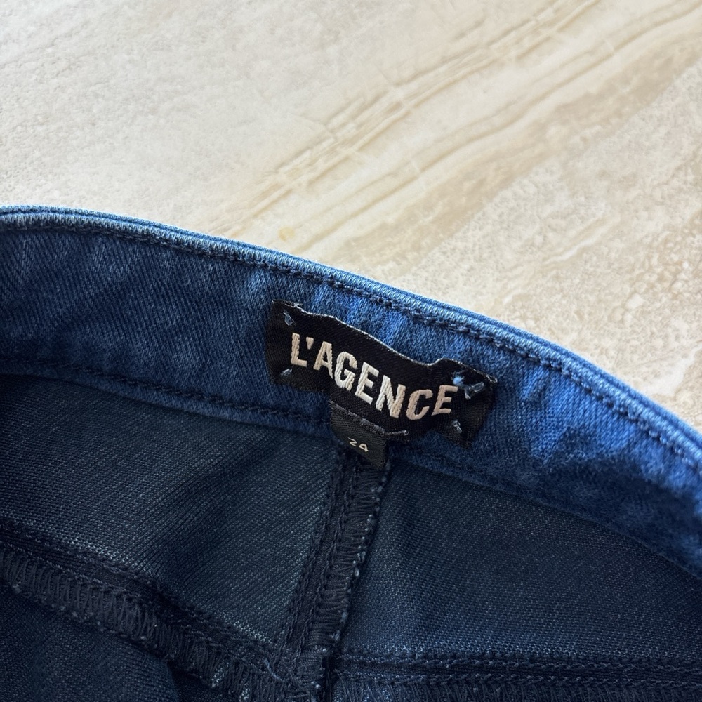 L'AGENCE Dark Blue Denim Jeans
